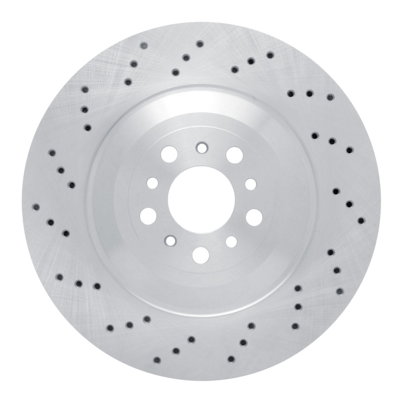 BMW M3 Brake Rotor (1) - Rear - R1 Concepts - Drilled - `21-`25